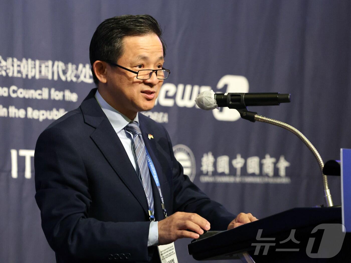 본문 이미지 - 다이빙 주한중국대사 2025.6.19/뉴스1 ⓒ News1 황기선 기자