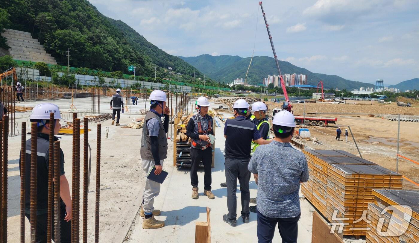 강원개발공사, 여름철 집중호우 대비 전 사업장 안전점검.(강원개발공사 제공, 재판매 및 DB금지)