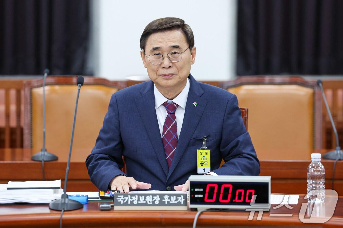 이종석 국가정보원장 후보자가 19일 오후 서울 여의도 국회 정보위원회 회의실에서 대북·안보 관련 질의를 위해 비공개로 속개된 인사청문회에 출석하고 있다. 2025.6.19/뉴스1 ⓒ News1 안은나 기자