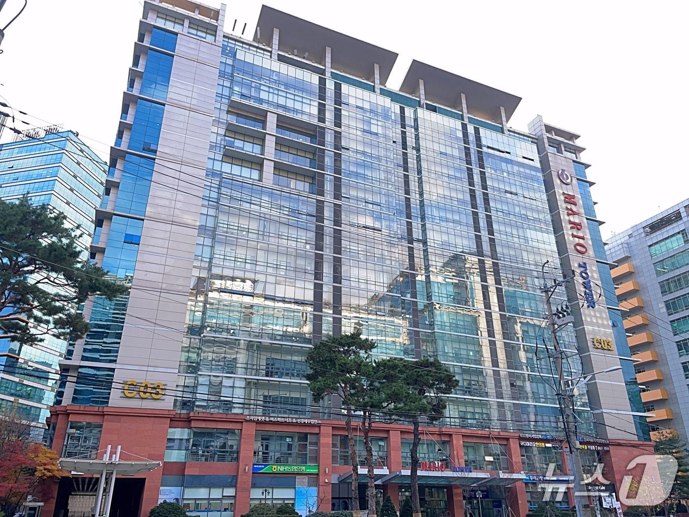 본문 이미지 - 벤처기업협회 사무국이 입주해 있는 서울 구로구 마리오타워 &#40;벤처기업협회 제공&#41;