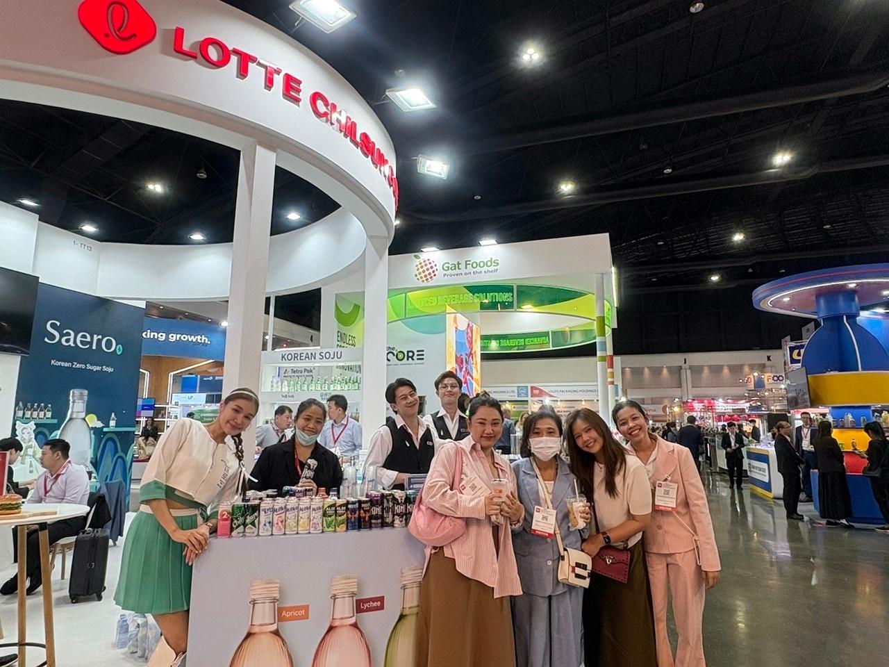 본문 이미지 - 롯데칠성음료가 참가한 '타이펙스2025 박람회'.(롯데칠성음료 제공)