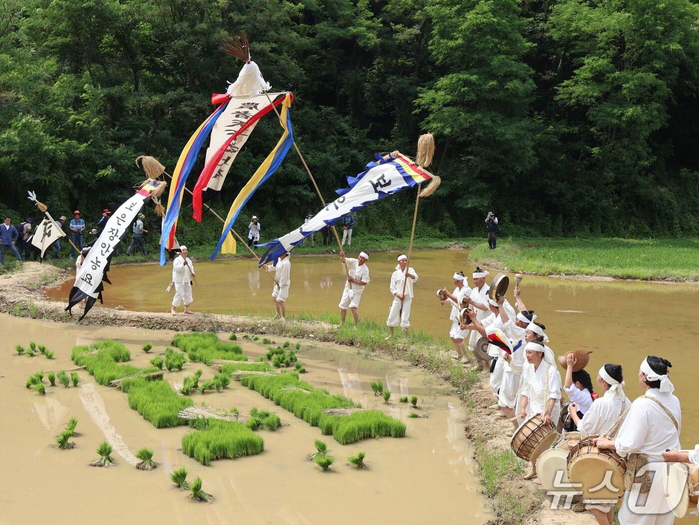 본문 이미지 - 지난해 장안농요축제 장면(보은군 제공. 재판매 및 DB금지) /뉴스1 