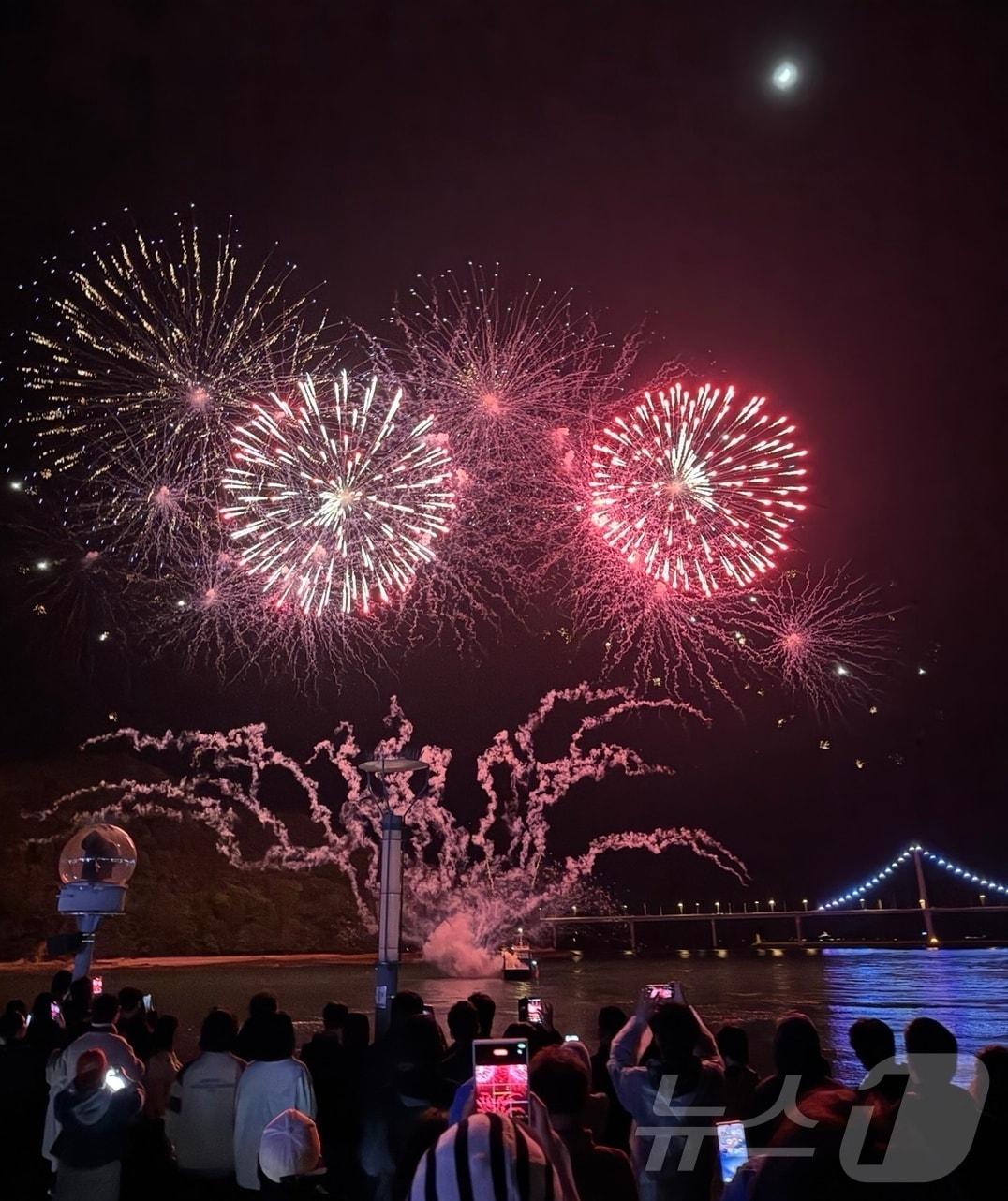 본문 이미지 - 고흥 드론쇼 전경.&#40;고흥군 제공. 재판매 및 DB 금지&#41;