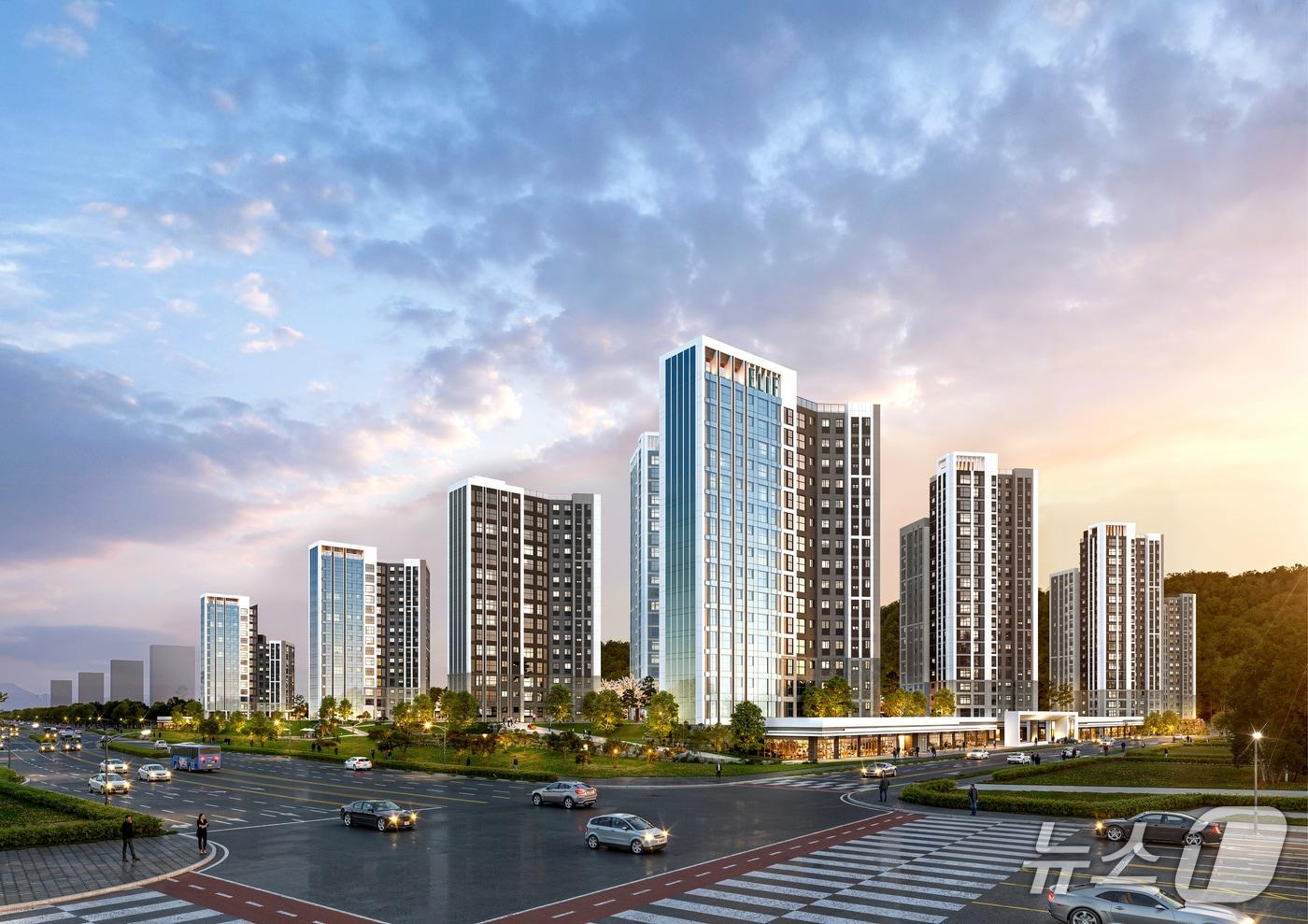 대전 갑천 4BL 구역 조감도.&#40;대전도시공사 제공. 재판매 및 DB금지&#41;/뉴스1