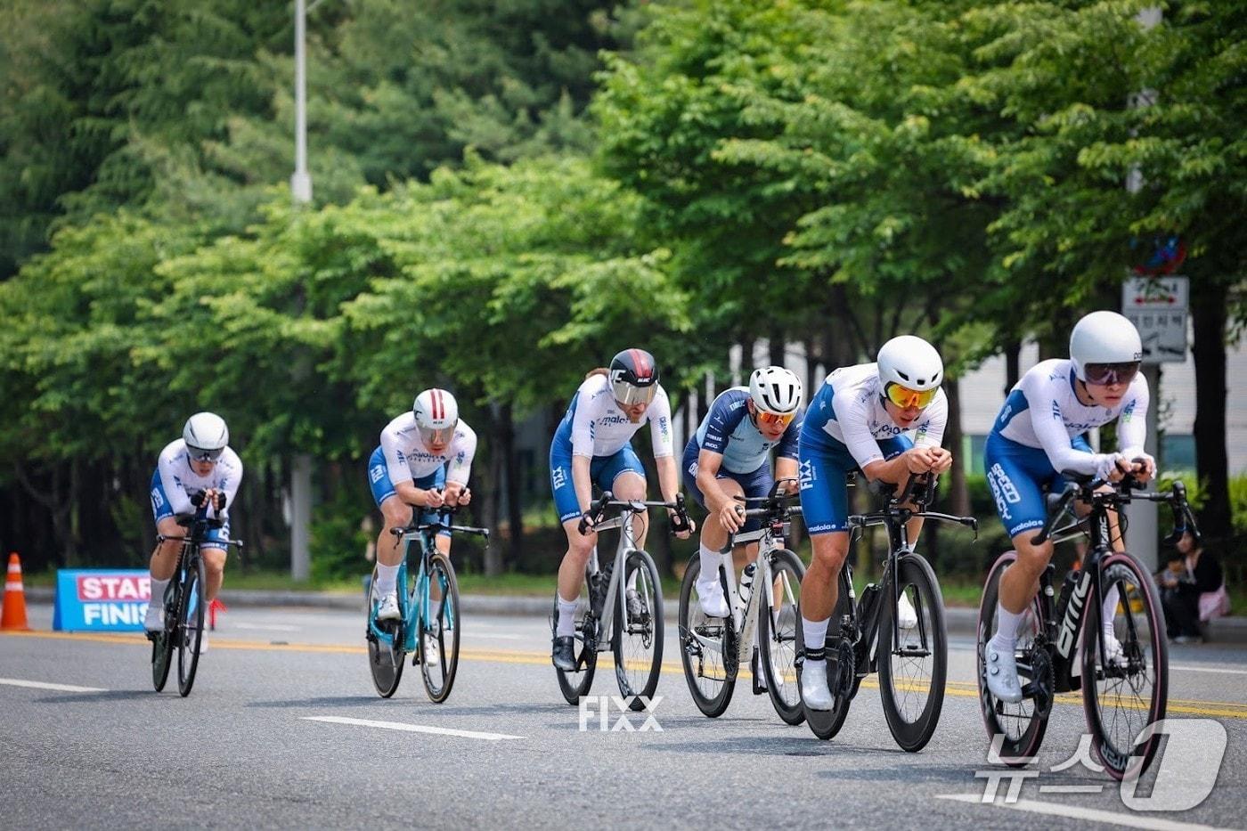 전국크리테리움챔피언쉽 경기 모습.(대전시체육회 제공 .재판매 및 DB금지)/뉴스1