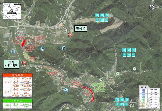 본문 이미지 - 청주시 운암2길지구 위험개선 사업 계획도.시 제공)/뉴스1