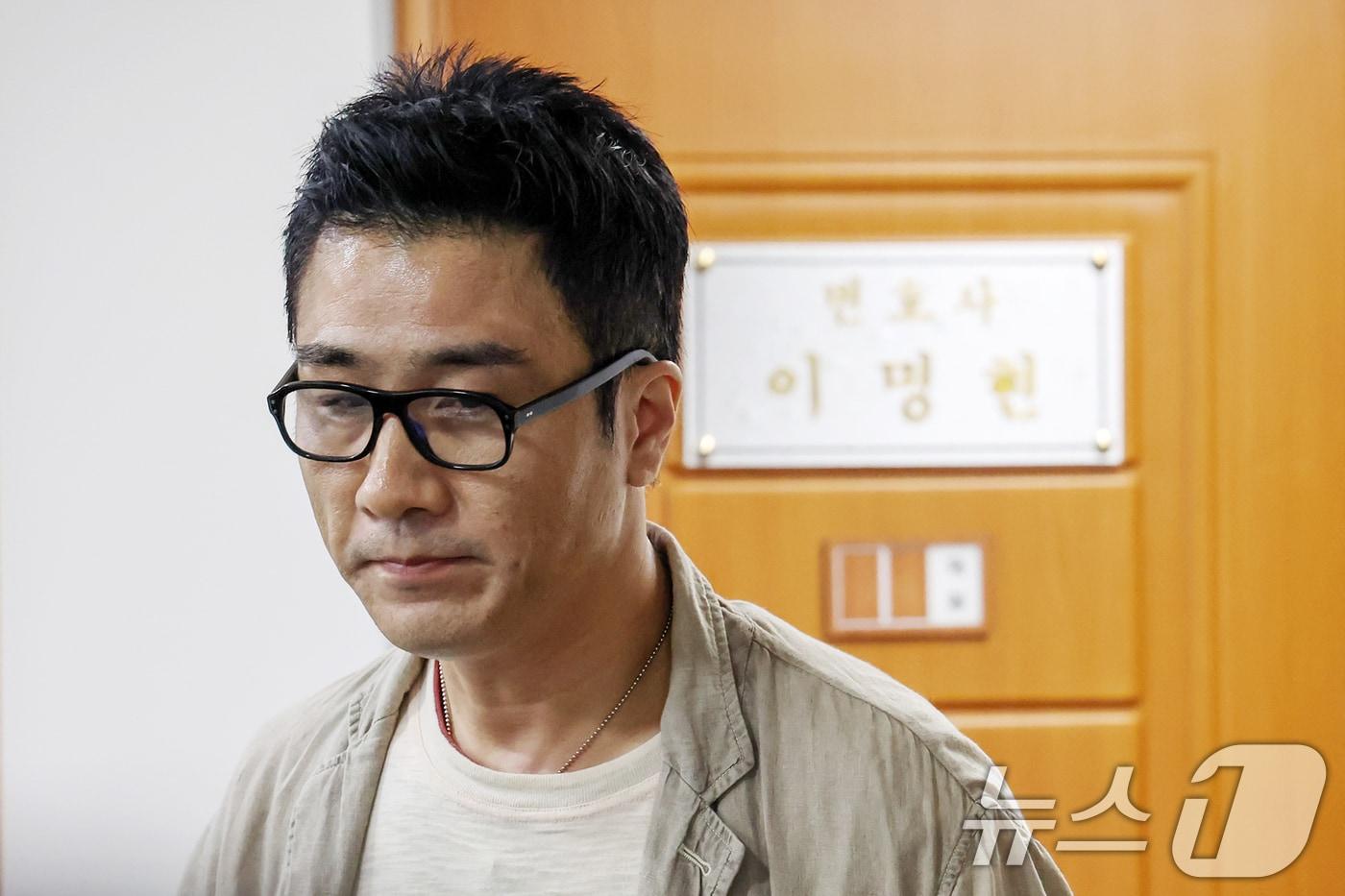 임성근 전 해병대 1사단장 구명 로비 의혹의 최초 제보자라고 밝힌 이관형 씨. 2025.6.20/뉴스1 ⓒ News1 민경석 기자