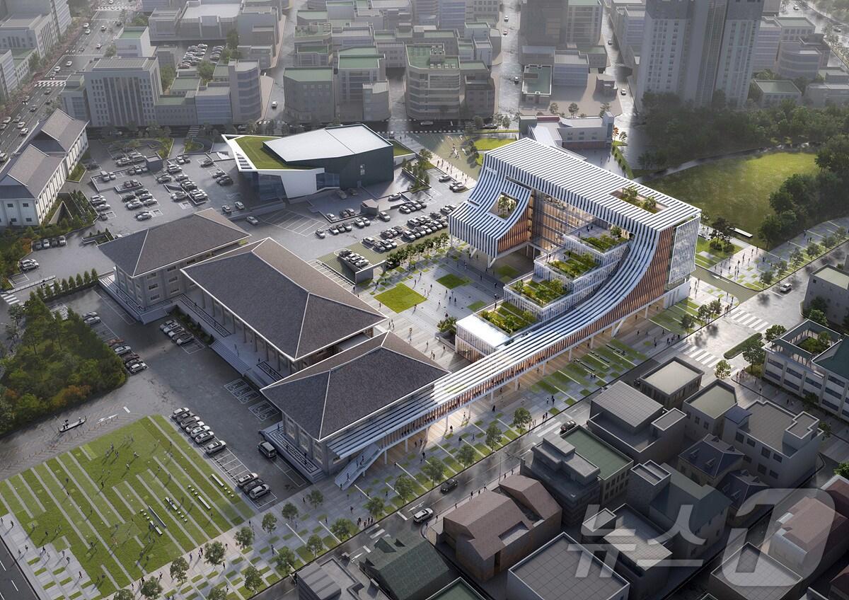 본문 이미지 - 여수시청사 별관 증축 조감도.(여수시 제공. 재판매 및 DB 금지)