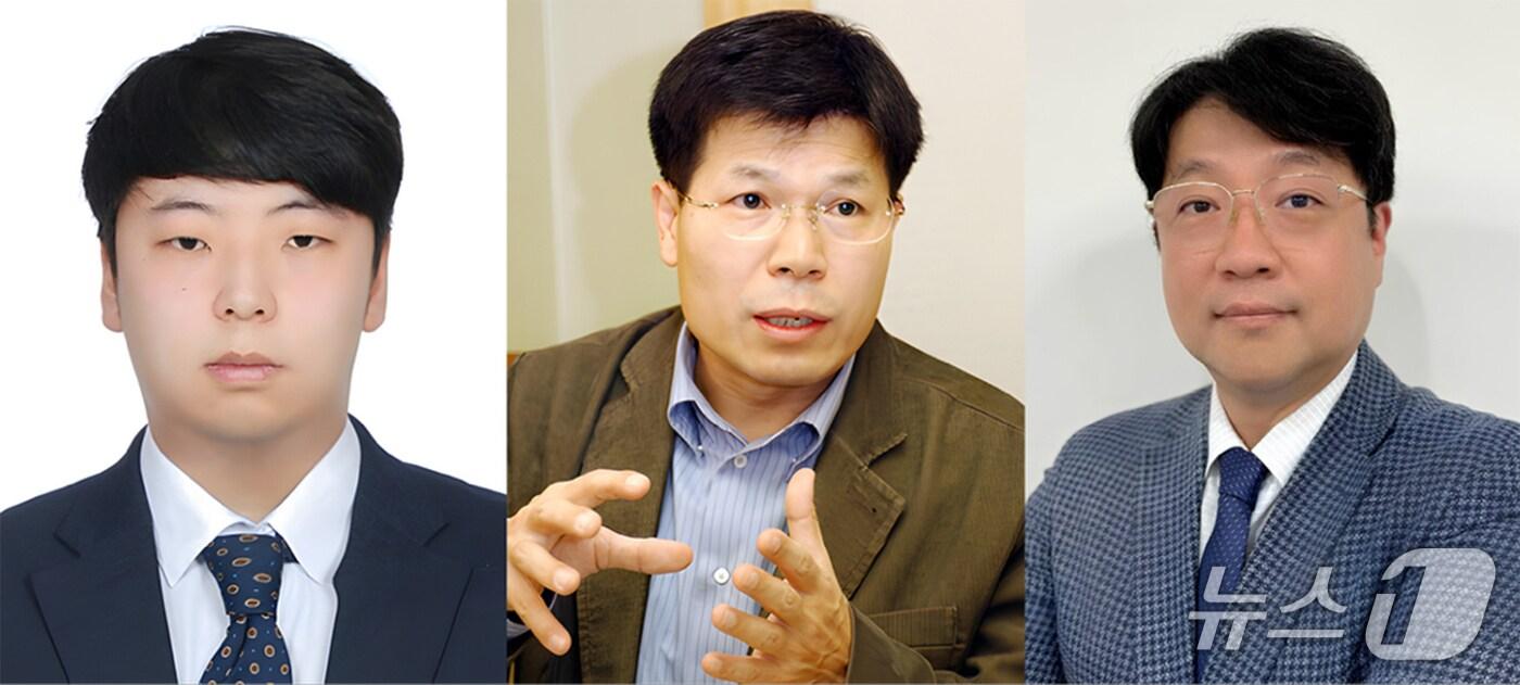 국립부경대 연구팀인 김병국 박사수료생(왼쪽부터), 임권택 명예교수, 박상혁 교수. (국립부경대 제공. 재판매 및 DB 금지)