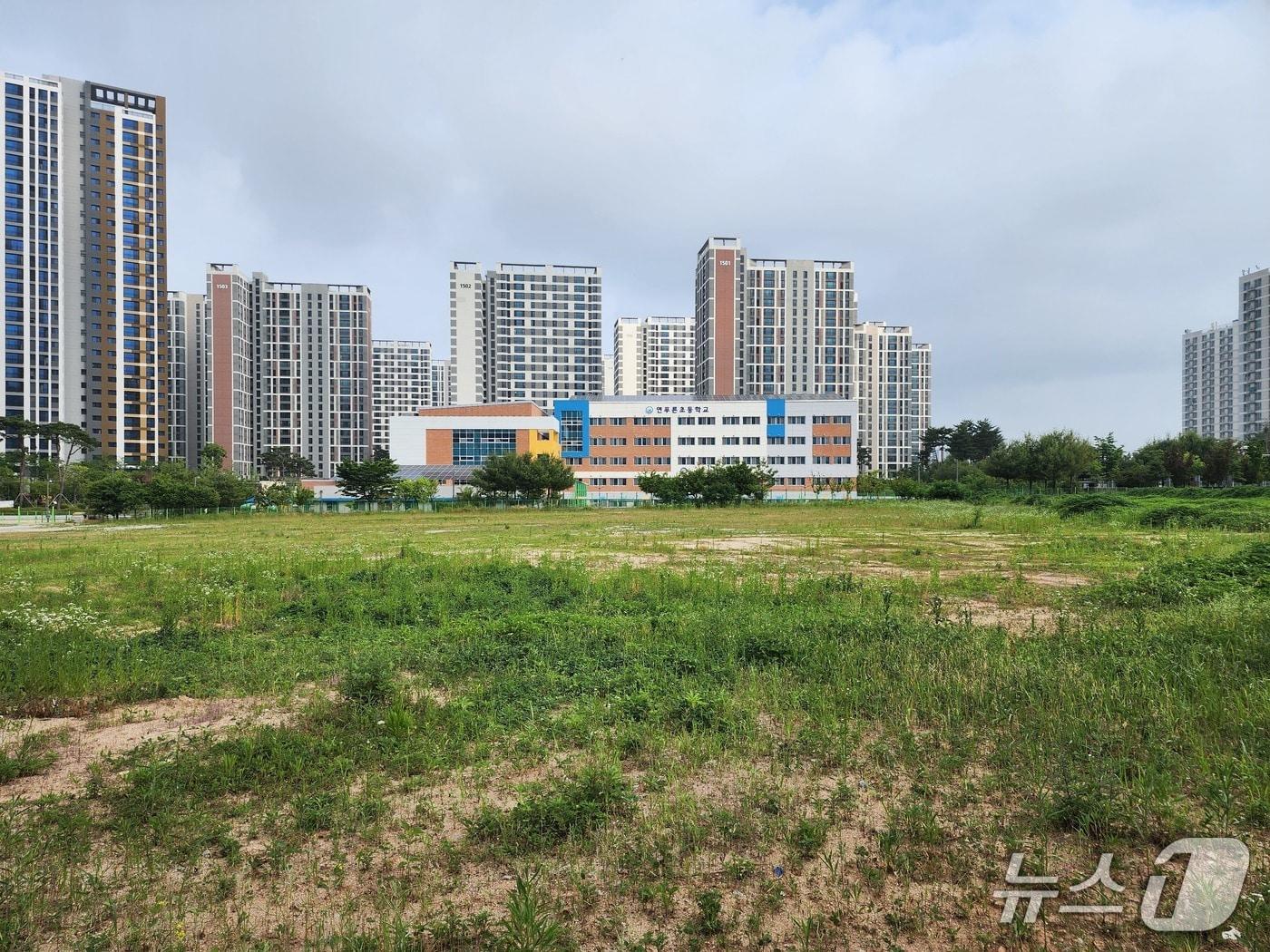 본문 이미지 - 경기 양주시 옥정신도시 내 학교 부지