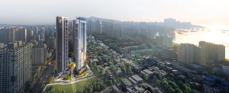 본문 이미지 - 푸르지오 오셔니티 조감도./대우건설 제공