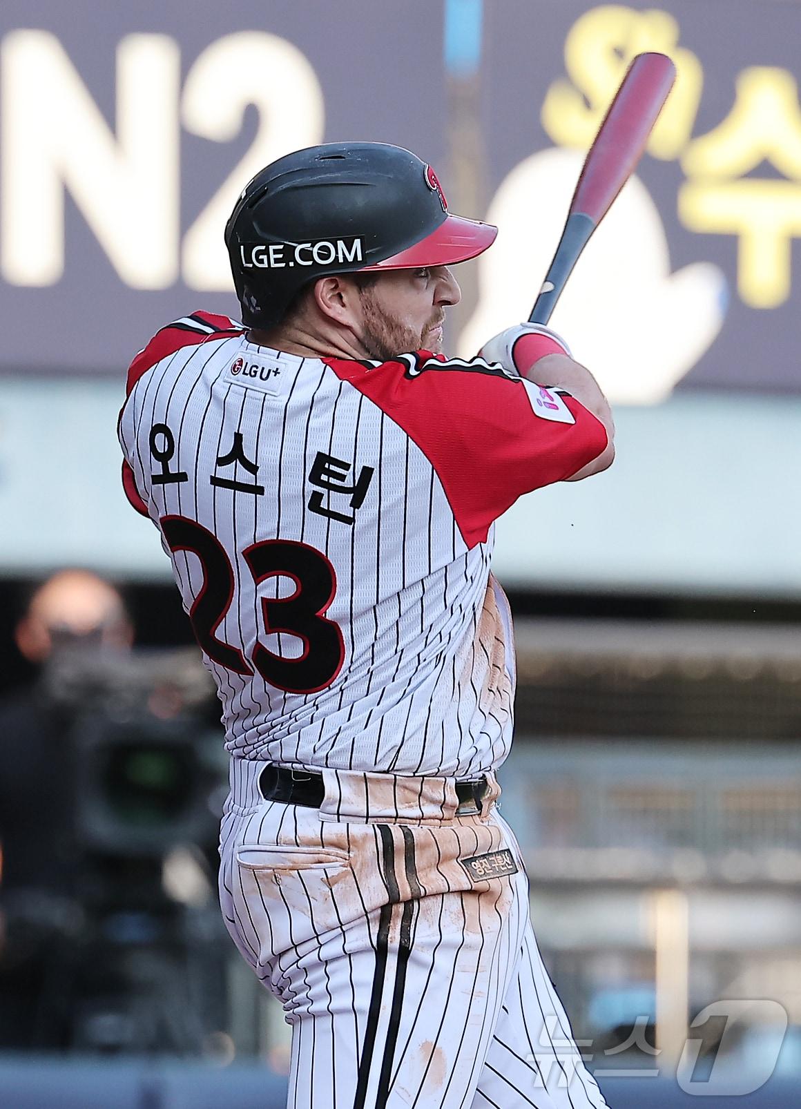 본문 이미지 - LG 트윈스 오스틴 딘. /뉴스1  DB ⓒ News1 김진환 기자