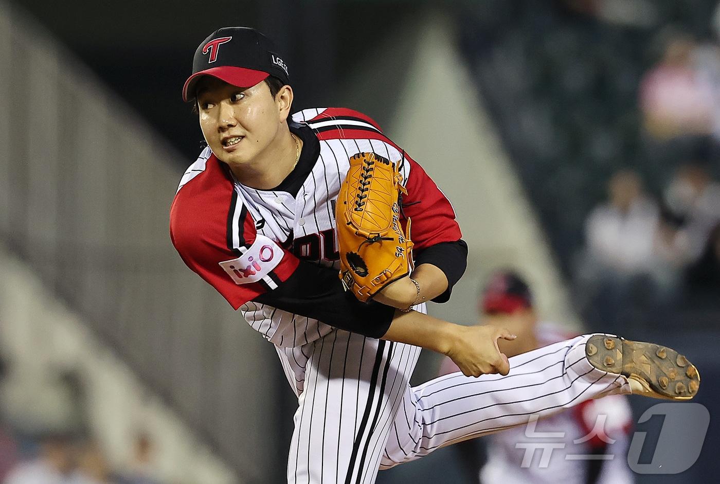 LG 트윈스 마무리 투수 유영찬. 2025.6.22/뉴스1 ⓒ News1 김진환 기자