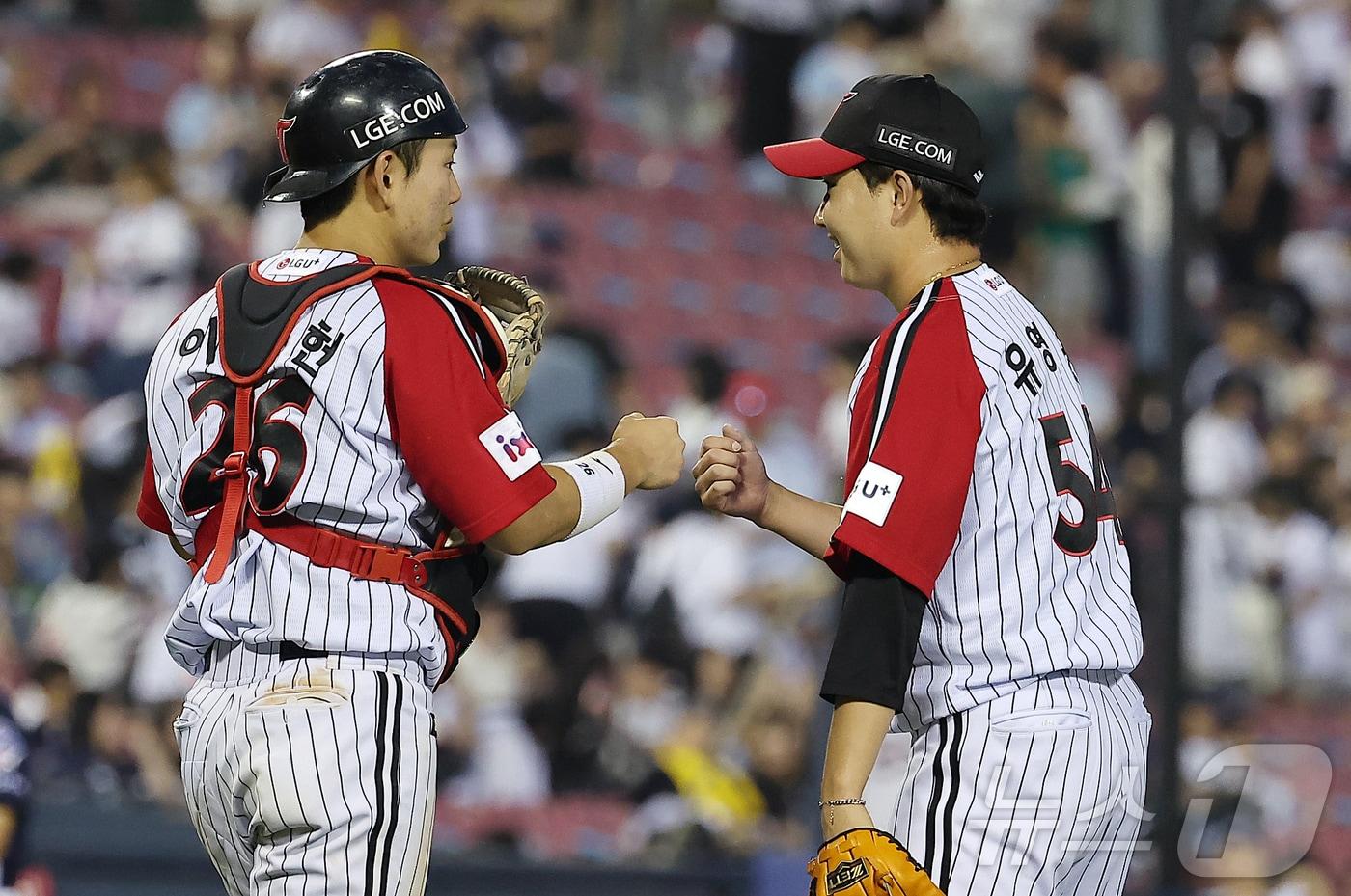 LG 트윈스가 한화 이글스를 제치고 단독 선두로 올라섰다. 뉴스1 DB ⓒ News1 김진환 기자