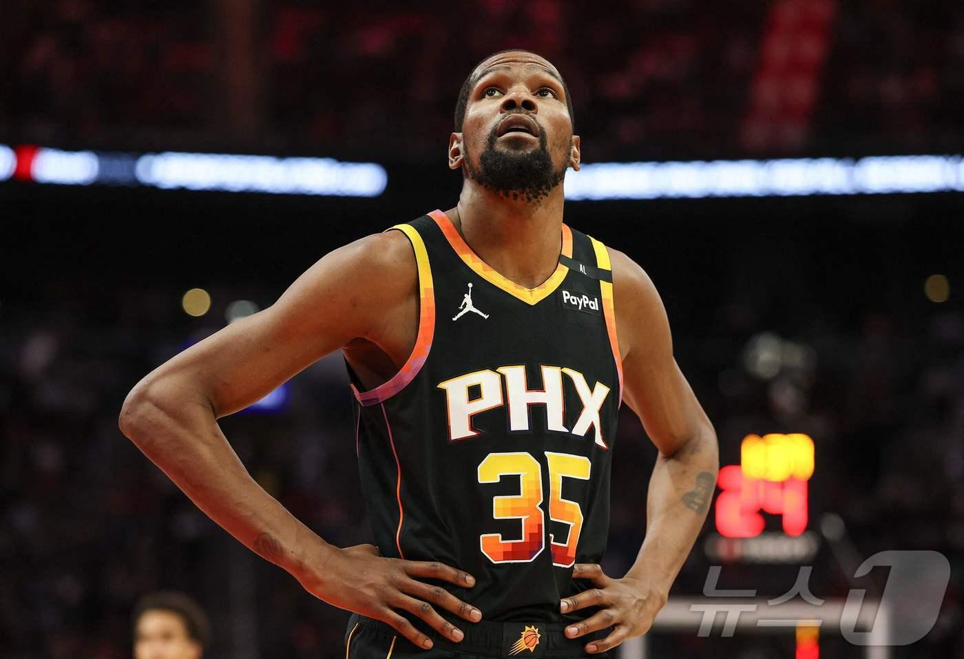케빈 듀란트가 피닉스 선스를 떠나 휴스턴 로키츠로 이적한다. ⓒ AFP=뉴스1