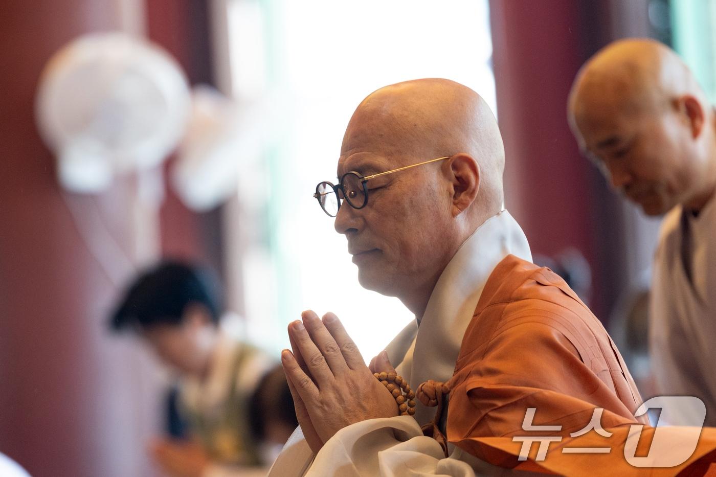 대한불교조계종 총무원장 진우스님. 2025.6.23/뉴스1 ⓒ News1 이승배 기자