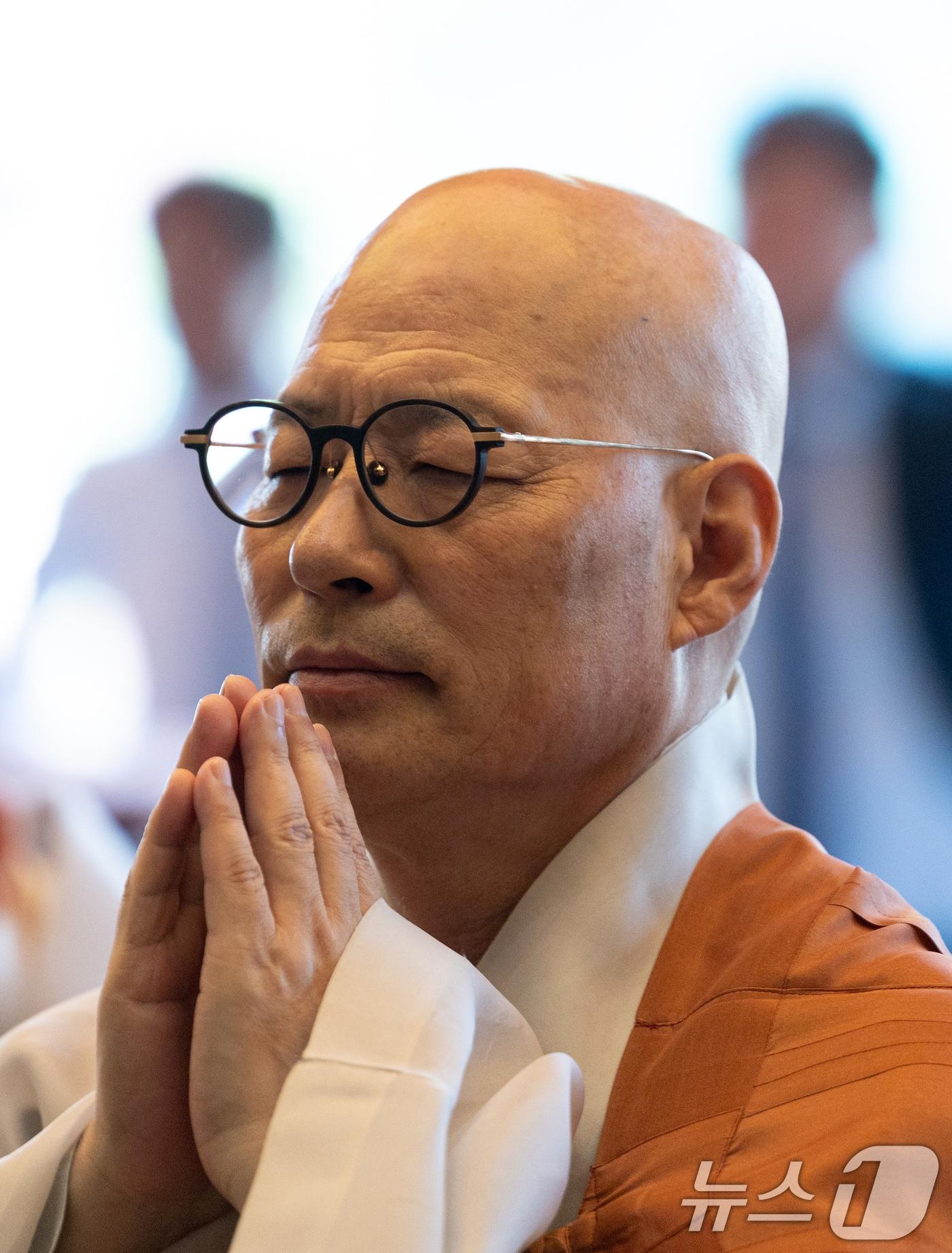 본문 이미지 -  대한불교조계종 총무원장 진우스님. 2025.6.23/뉴스1 ⓒ News1 이승배 기자