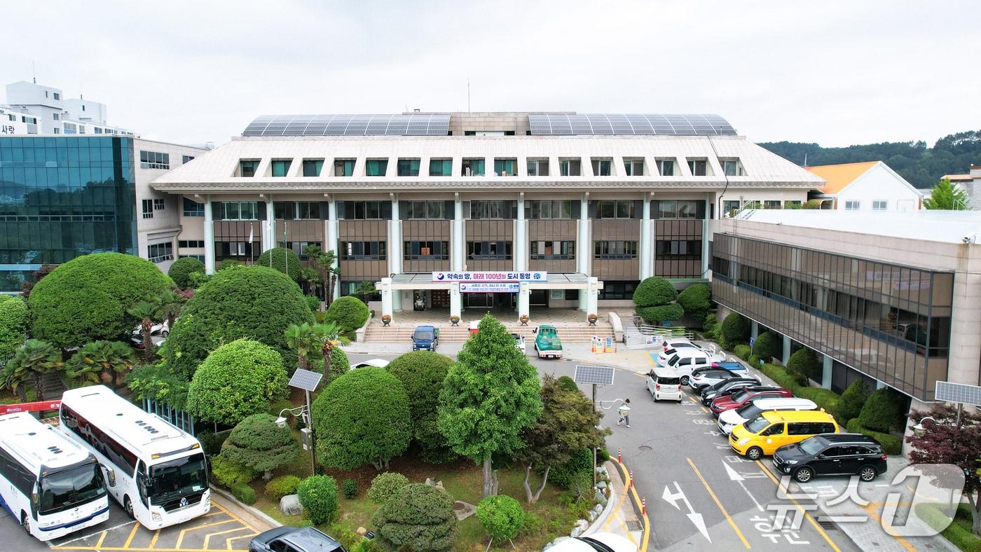 통영시청 전경.&#40;통영시 제공. 재판매 및 DB금지&#41;