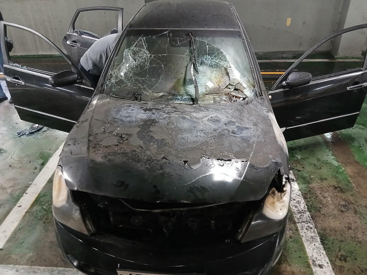 본문 이미지 - 화재 현장(청주동부소방서 제공. 재판매 및 DB금지)/뉴스1