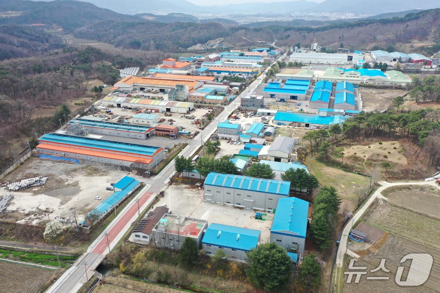 보은군 장안농공단지 전경 (보은군 제공, 재판매 및 DB금지) /뉴스1 