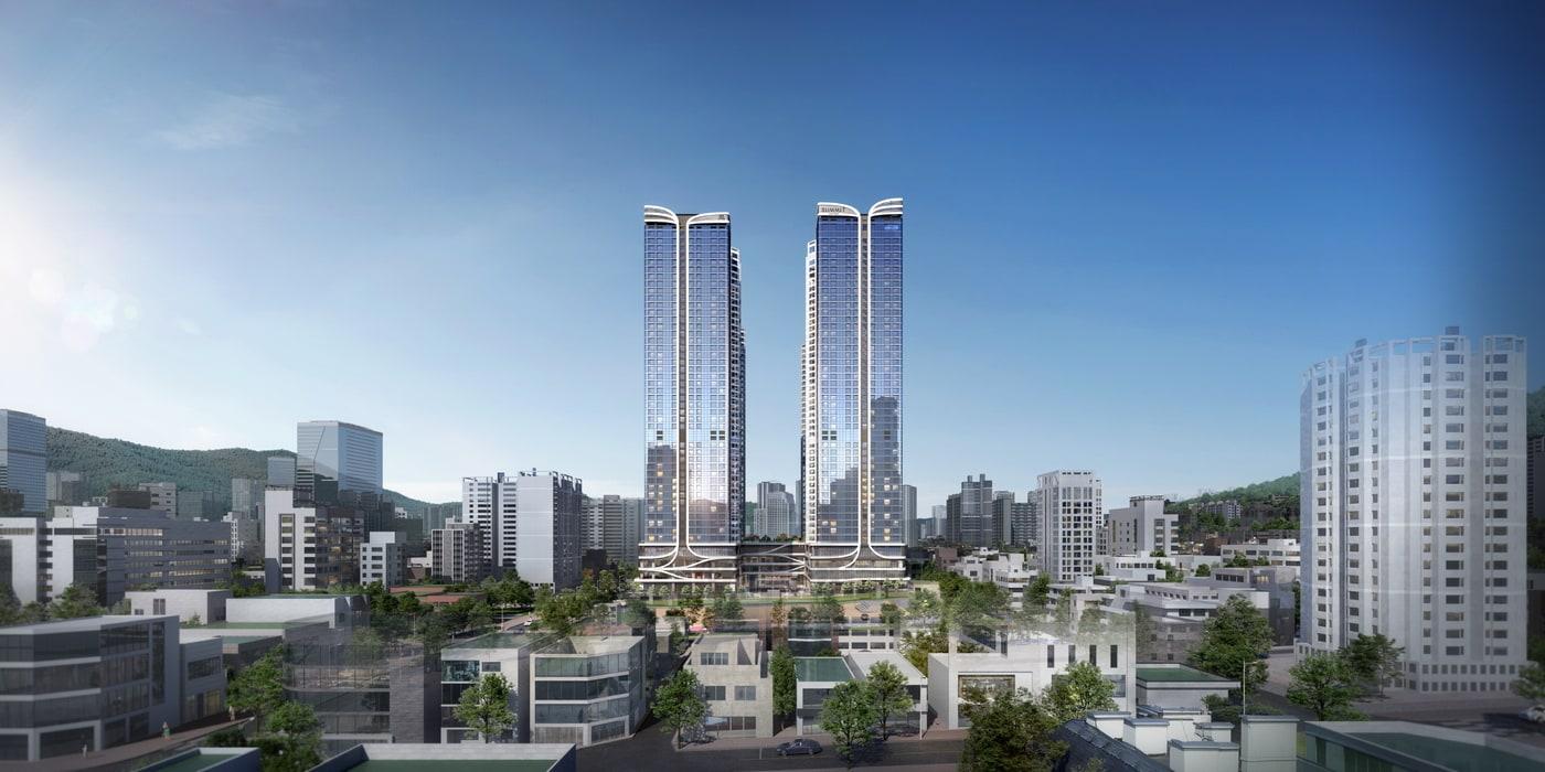 대우건설 부산 서면 써밋 더뉴 조감도.&#40;대우건설 제공&#41;