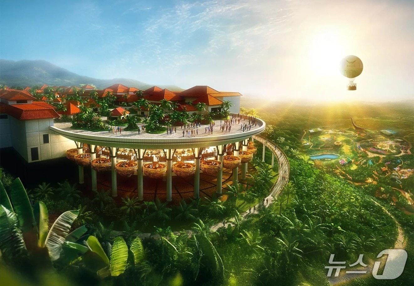 본문 이미지 - 정글리아 오키나와 전경&#40;재팬 엔터테인먼트 제공&#41;