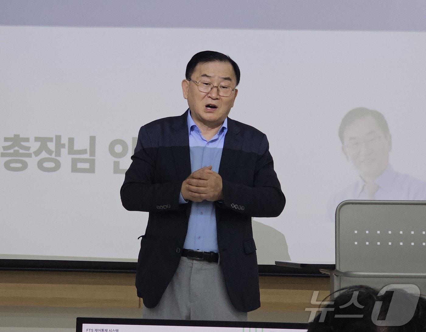 본문 이미지 - 최수태 송원대 총장.&#40;재배포 및 DB 금지&#41; ⓒ News1 서충섭 기자