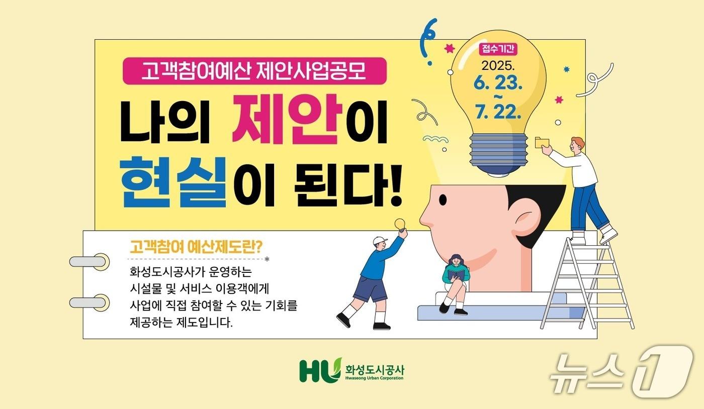 고객참여예산 제안사업’ 공모 포스터  