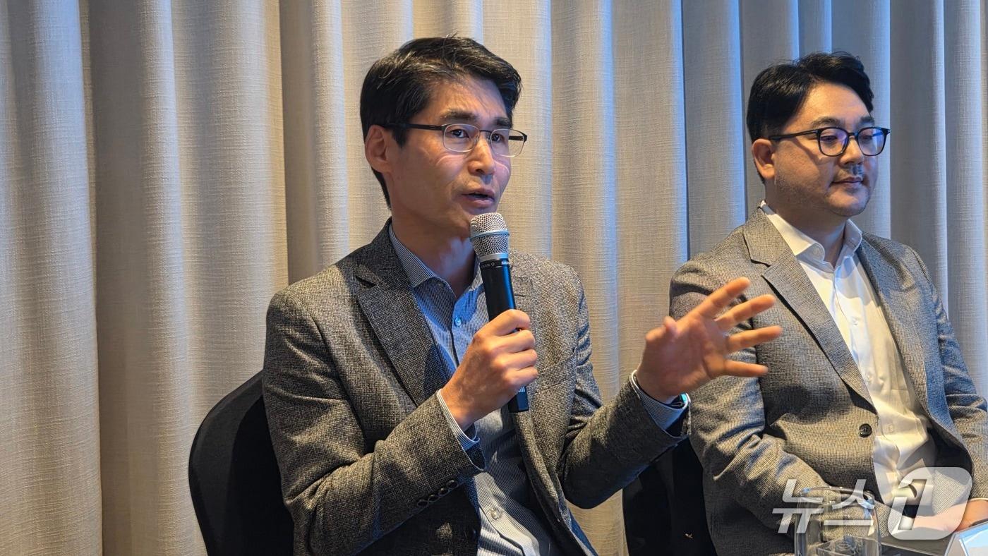 최기영 스노우플레이크코리아 지사장이 서밋 2025 기자간담회에서 질의에 답변하고 있다. 2025.6.24 뉴스1 ⓒ News1 김민석 기자