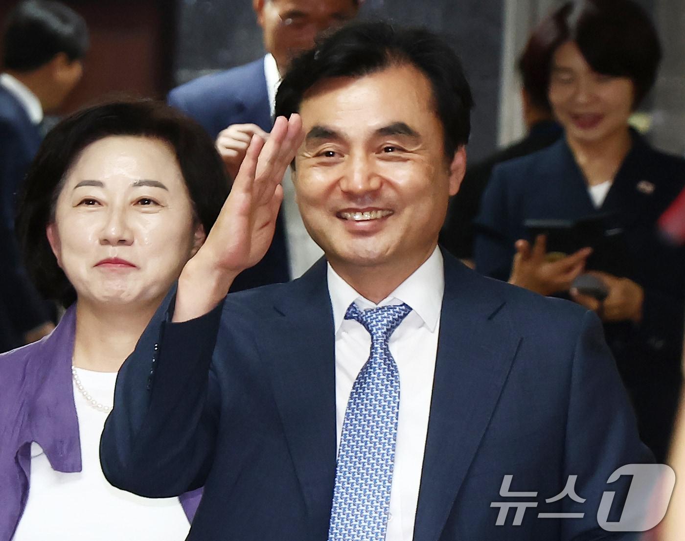 본문 이미지 - 안규백 국방부 장관 후보자. 2025.6.24/뉴스1 ⓒ News1 김민지 기자