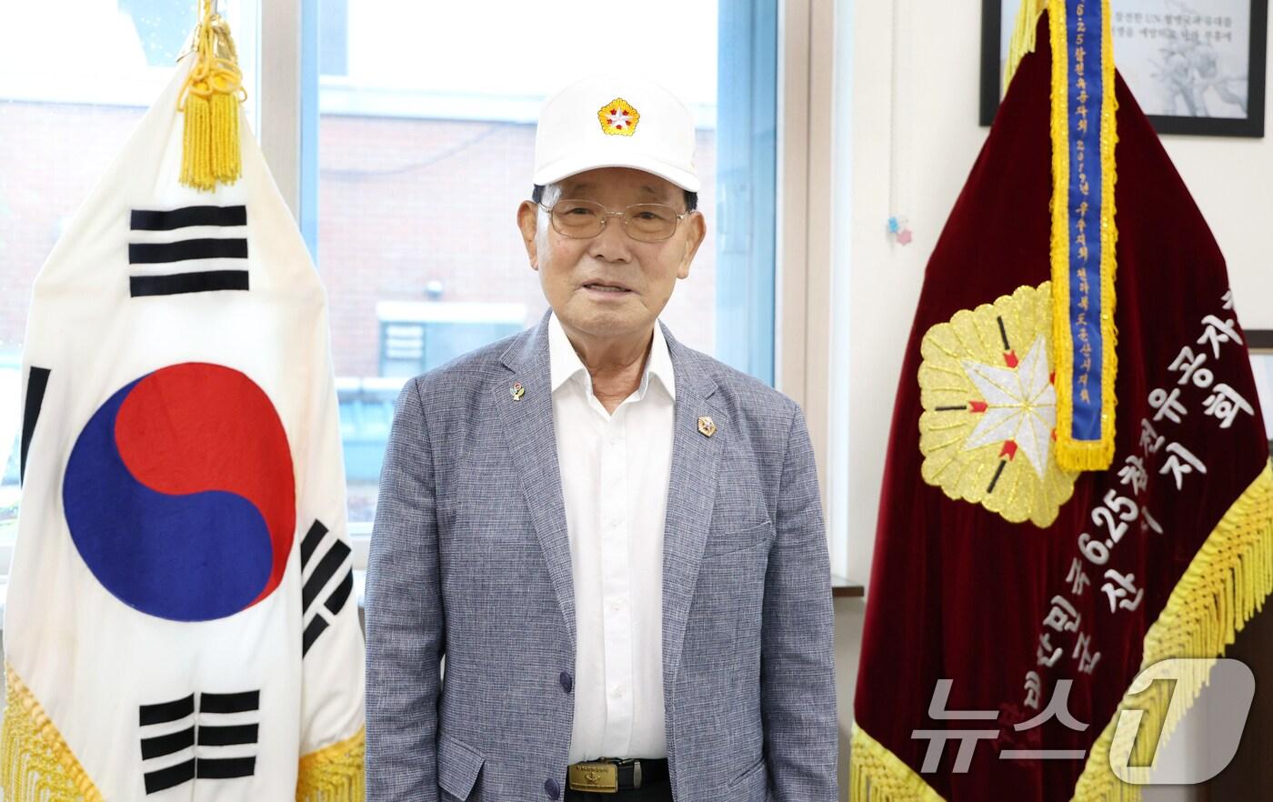 6.25 참전유공자회 군산시지회장 이순성 옹. 2025.6.24/뉴스1 ⓒ News1 유경석 기자