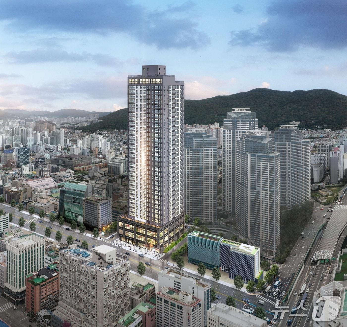 본문 이미지 - 부전동 희망더함주택 조감도.(부산시청 제공. 재판매 및 DB 금지)