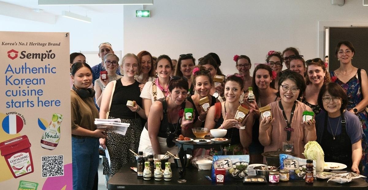 본문 이미지 - 샘표, 프랑스 디종에서 한식 요리의 즐거움 알려.(샘표 제공)