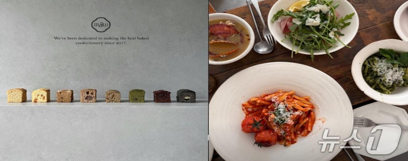 본문 이미지 - 부산시 &#39;시그니처스토어 발굴 및 지원사업&#39;에 선정된 모루비&#40;왼쪽부터&#41;와 헬멧의 메뉴.&#40;부산시청 제공. 재판매 및 DB 금지&#41;