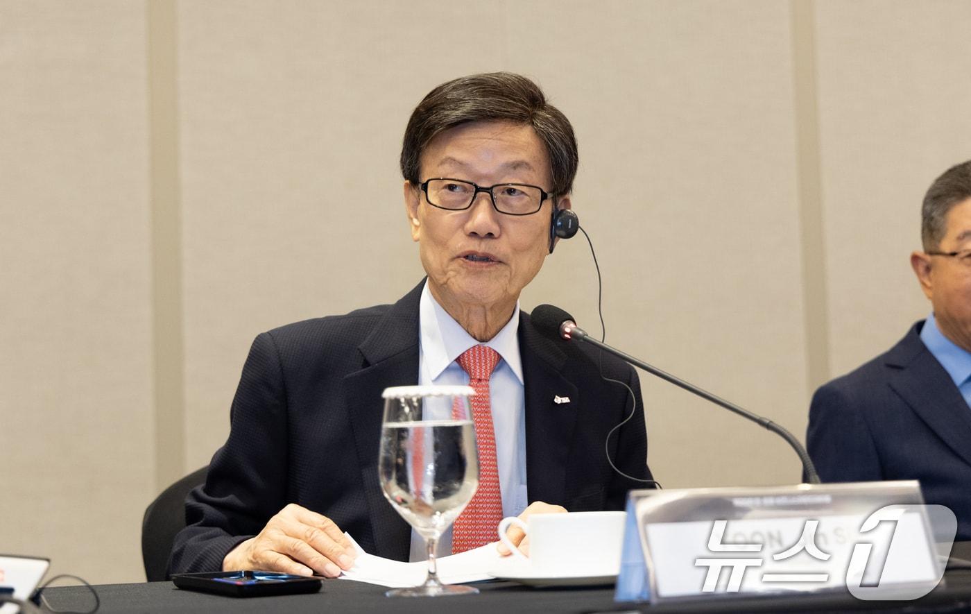 윤진식 한국무역협회 회장. &#40;한국무역협회 제공. 재판매 및 DB 금지&#41; 2025.6.25/뉴스1