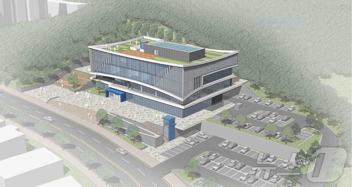 구미도서관 조감도.(경북교육청 제공, 재판매 및 DB 금지)ⓒ News1 김대벽기자