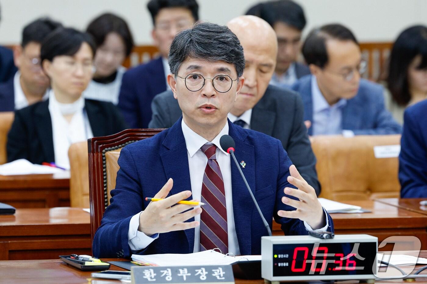 김완섭 환경부 장관 2025.6.25/뉴스1 ⓒ News1 안은나 기자