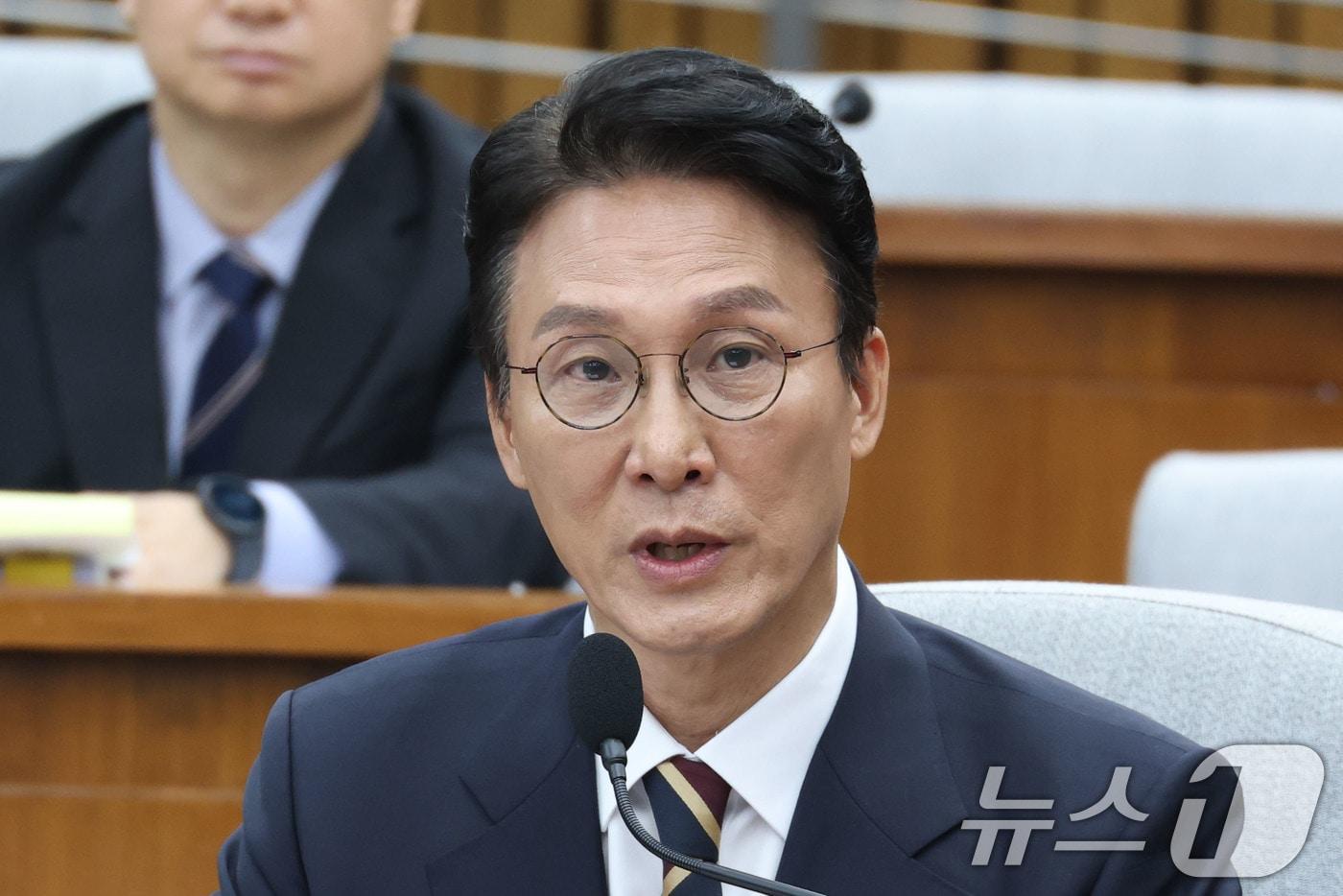 김민석 국무총리 후보자가 지난 25일 오전 서울 여의도 국회에서 열린 인사청문회에 출석해 의원 질의에 답하고 있다. 2025.6.25/뉴스1 ⓒ News1 이광호 기자