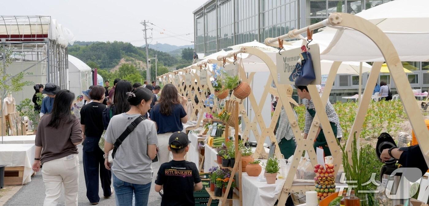 제천형 농부시장인 '영파스마켓'.(제천시 제공, 재판매 및 DB금지)/뉴스1  