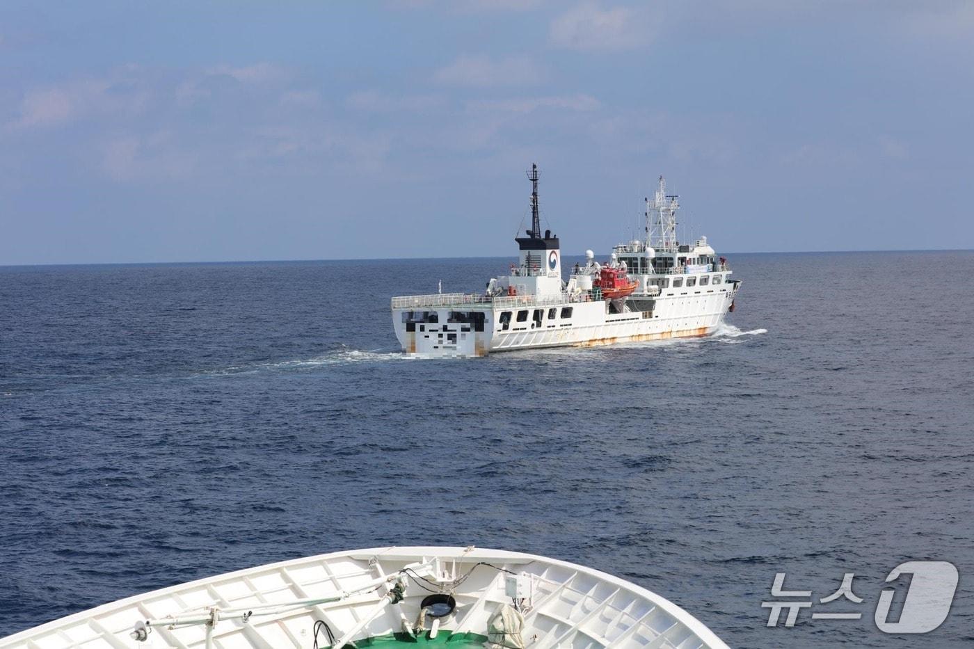 제주해양경찰청과 남해어업관리단의 합동 순찰 모습.(제주해경청 제공. 재판매 및 DB 금지)