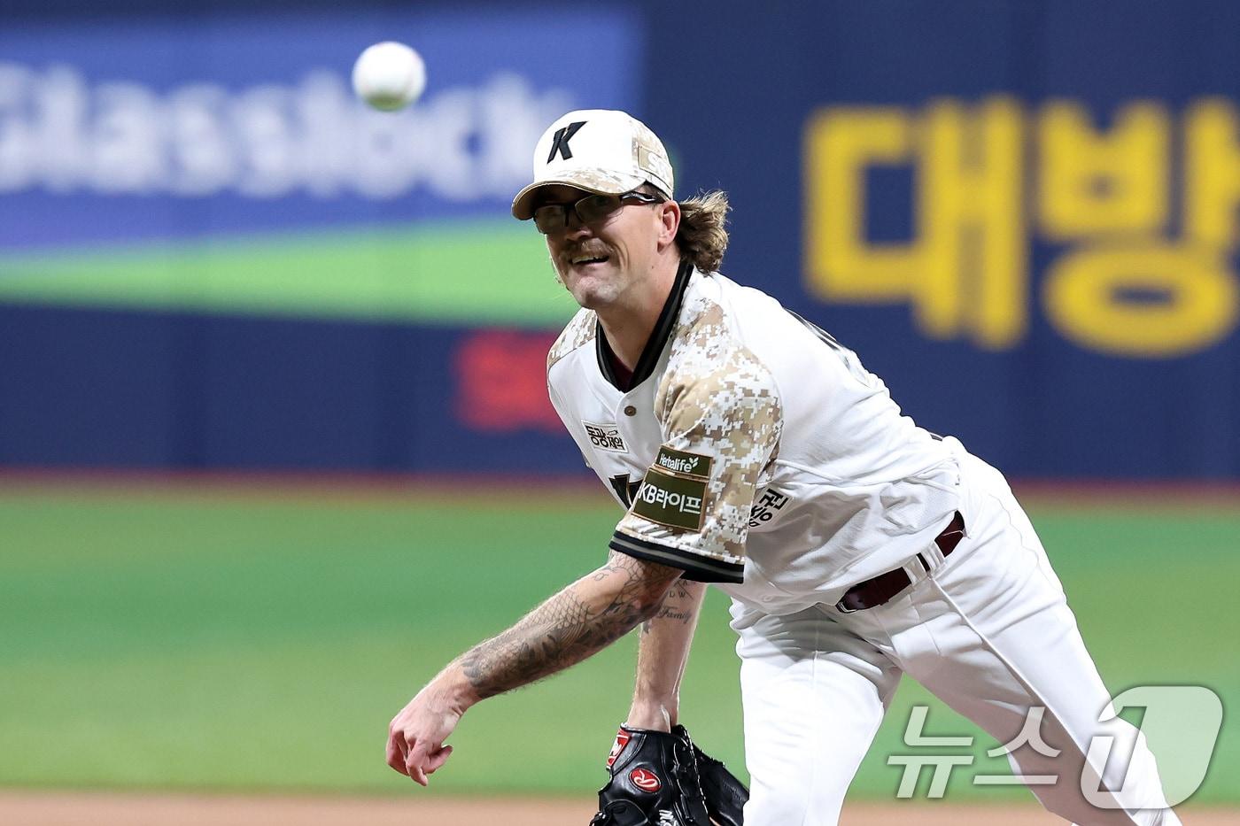 키움 히어로즈의 새 외국인투수 라클란 웰스. /뉴스1 DB ⓒ News1 이동해 기자