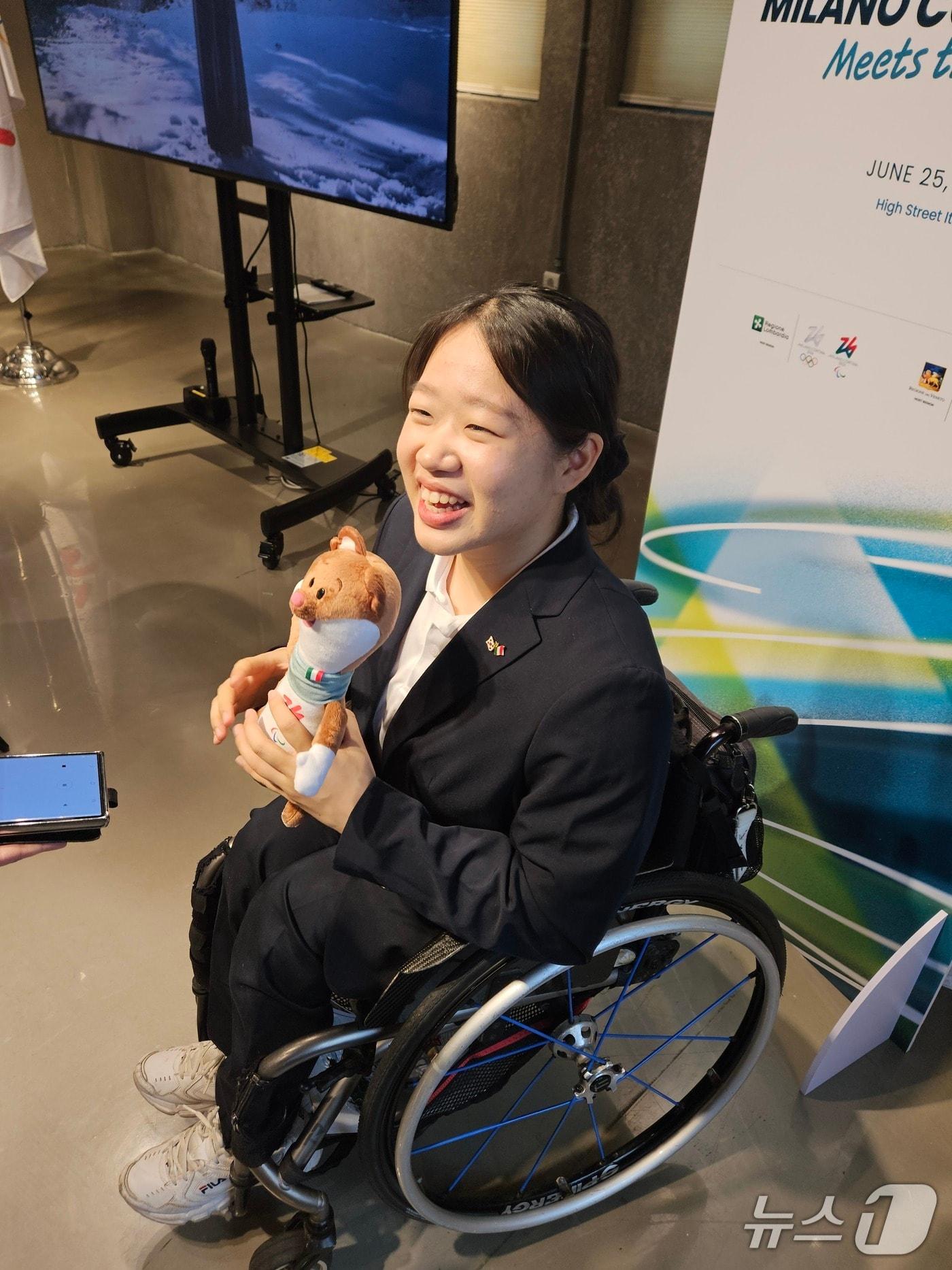 본문 이미지 - 장애인노르딕스키 김윤지ⓒ News1 안영준 기자