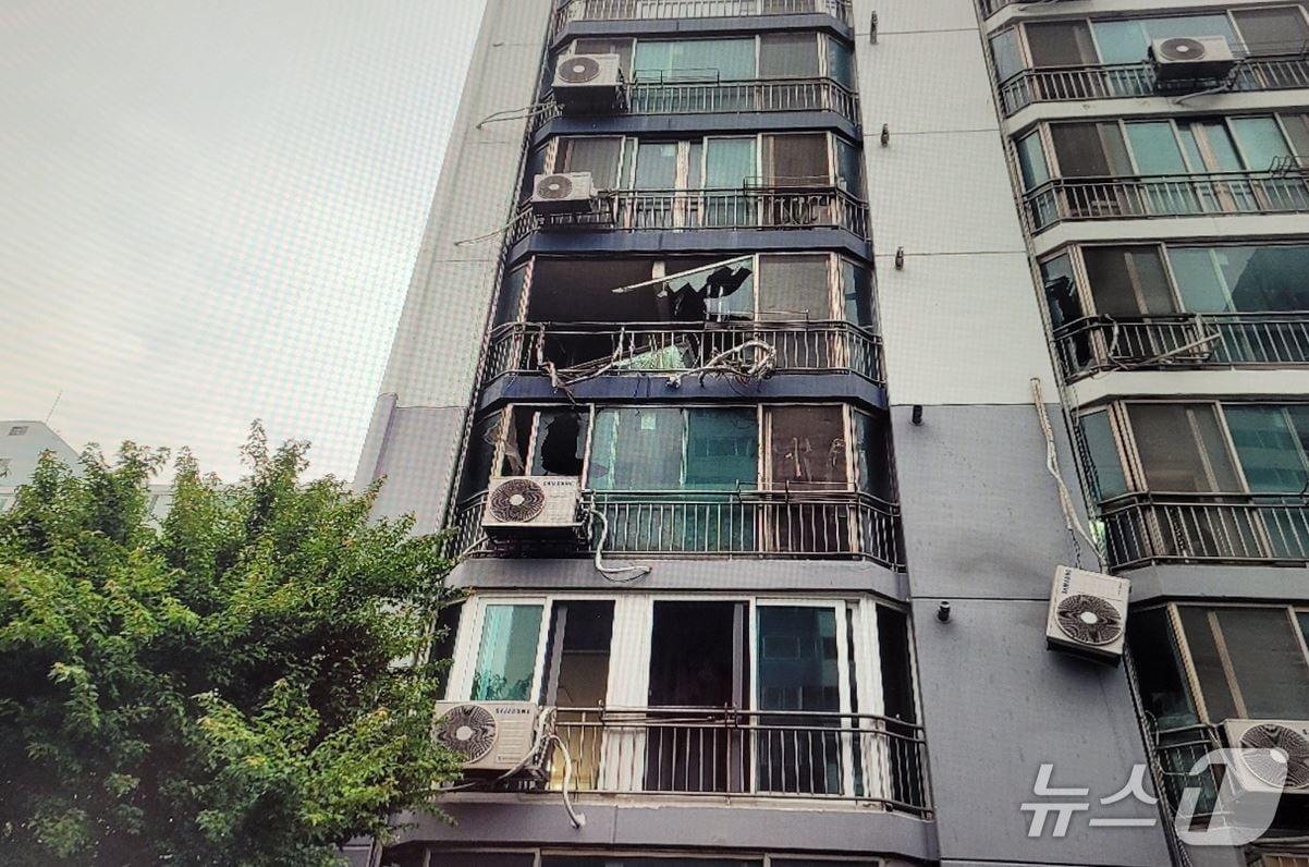 본문 이미지 - 사고 현장 모습.&#40;전북 소방 제공. 재판매 및 DB금지&#41;