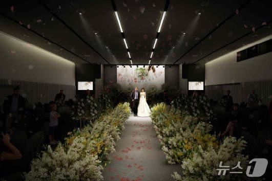 본문 이미지 -  피움서울 예식장 내부 모습.&#40;서울시 제공&#41;