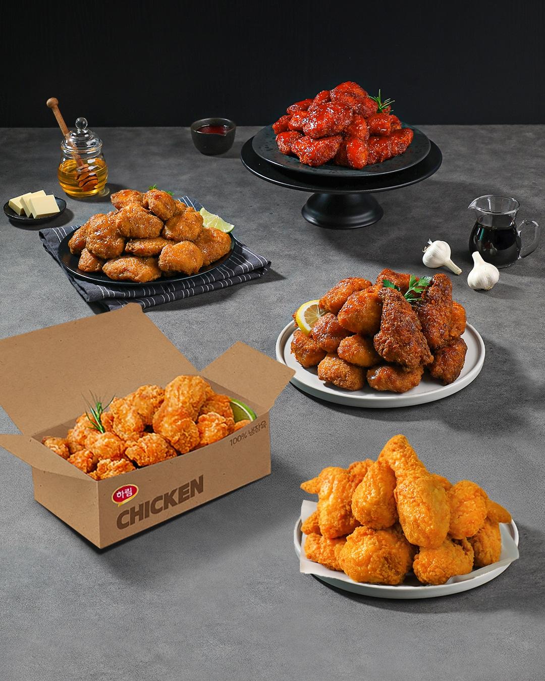 본문 이미지 - 하림 신제품 '하림치킨 시리즈' 6종.(하림 제공)