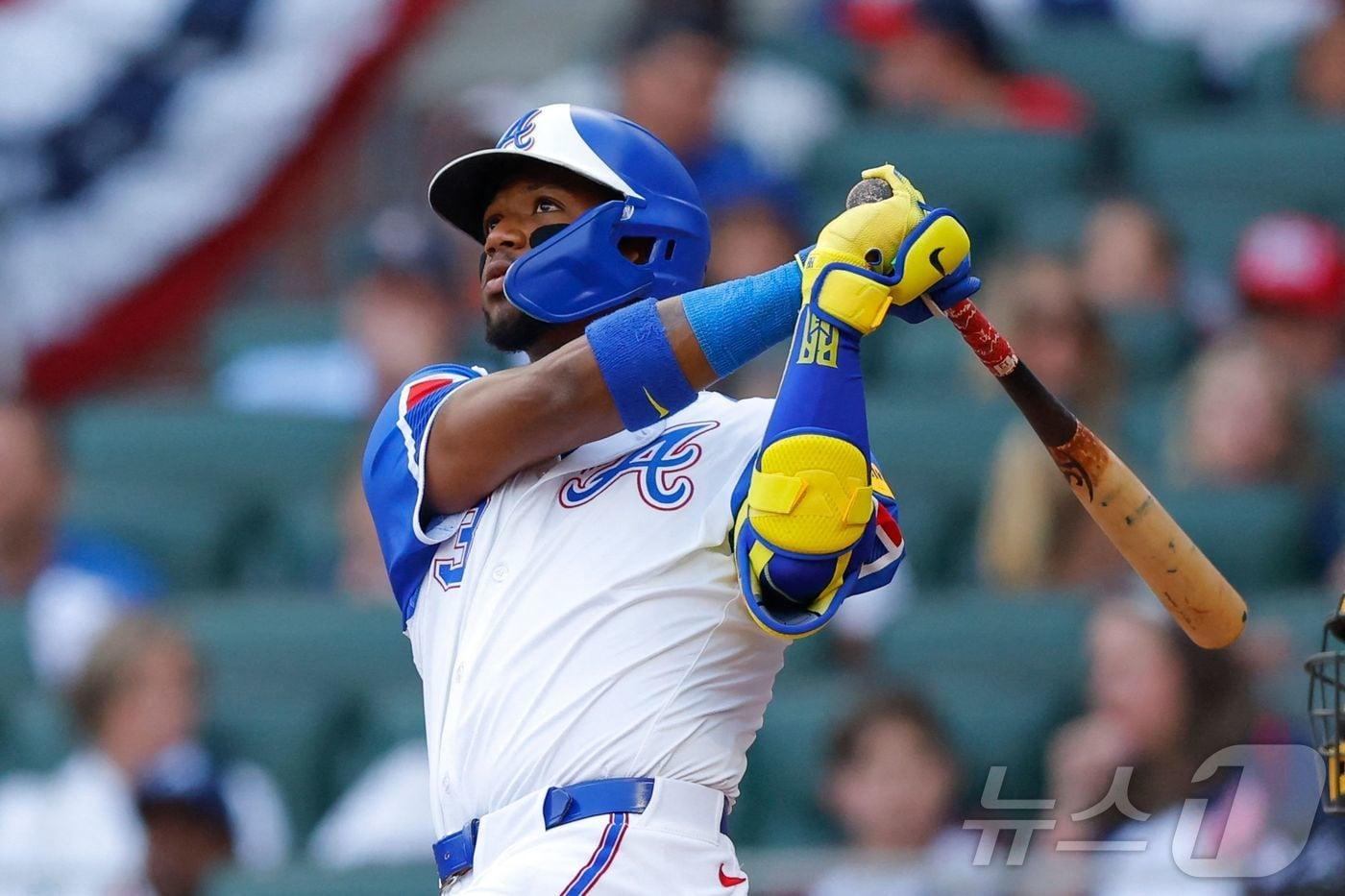 로날드 아쿠냐 주니어가 2025 메이저리그 올스타전 홈런 더비에 참가한다. ⓒ AFP=뉴스1