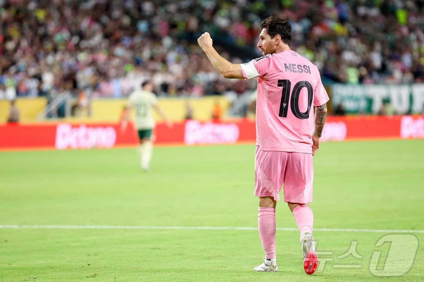 미국 메이저리그사커(MLS) 최고 연봉자에 오른 리오넬 메시. ⓒ AFP=뉴스1