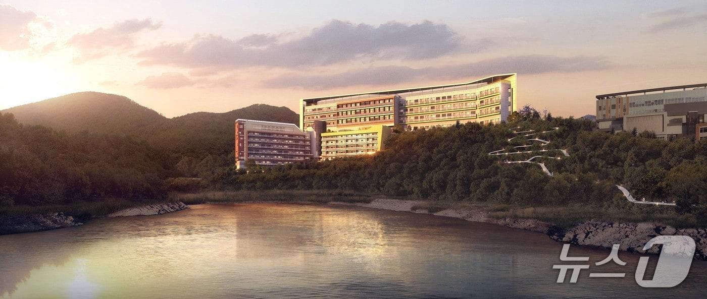 제천시 금성면에 조성될 관광휴양형 리조트 조감도.(제천시 제공, 재판매 및 DB금지) /뉴스1 