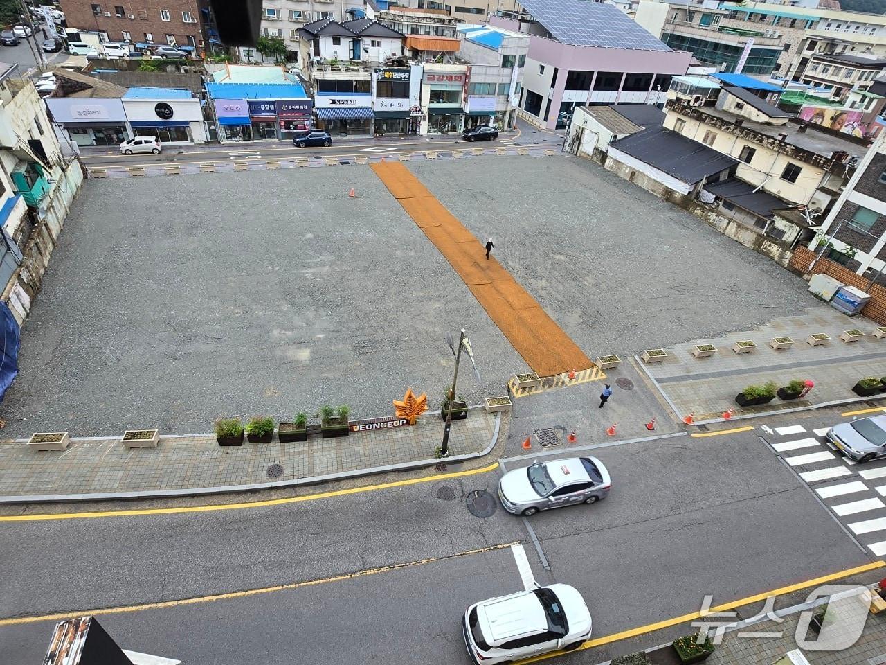 본문 이미지 - 옛 전북 정읍우체국 부지. 정읍시는 이곳을 열린 도시 광장으로 조성할 계획이다.(정읍시 제공. 재판매 및 DB금지)/뉴스1 