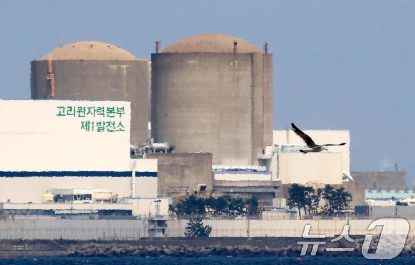 부산 기장군 장안읍 고리 1호기&#40;오른쪽&#41; 모습. 2025.6.26/뉴스1 ⓒ News1 윤일지 기자
